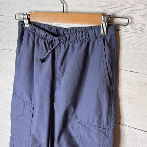Wild Fable Pants Womens Size XXS Periwinkle Cargo Parachute Elastic Waist Cotton - Picture 10 of 16